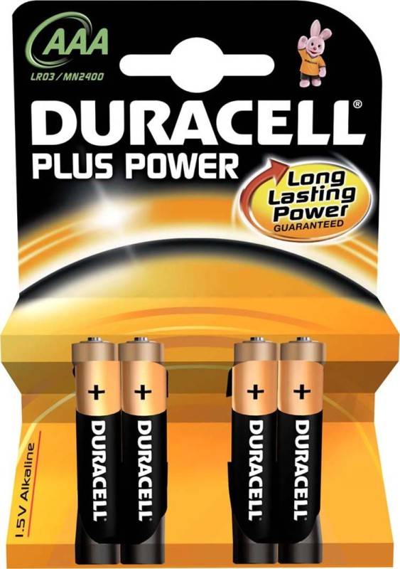 Duracell Alkaline-Batterie PlusPower-AAA (K.4)