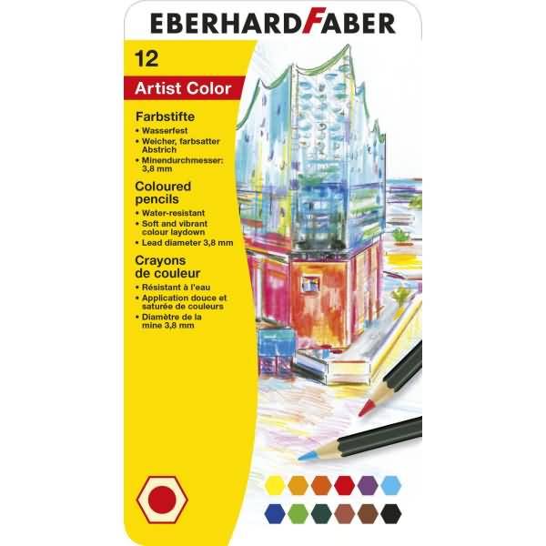 Farbstift Artist Color VE=12 Farben Metalletui