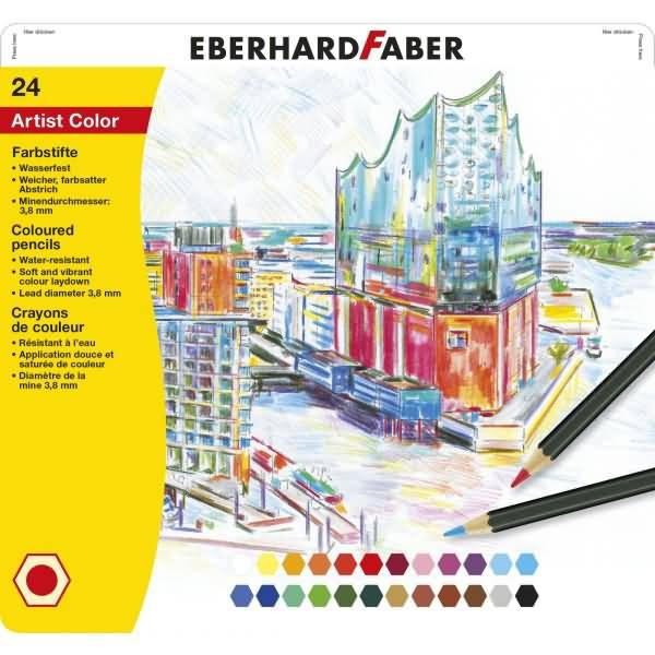 Farbstift Artist Color VE=24 Farben Metalletui
