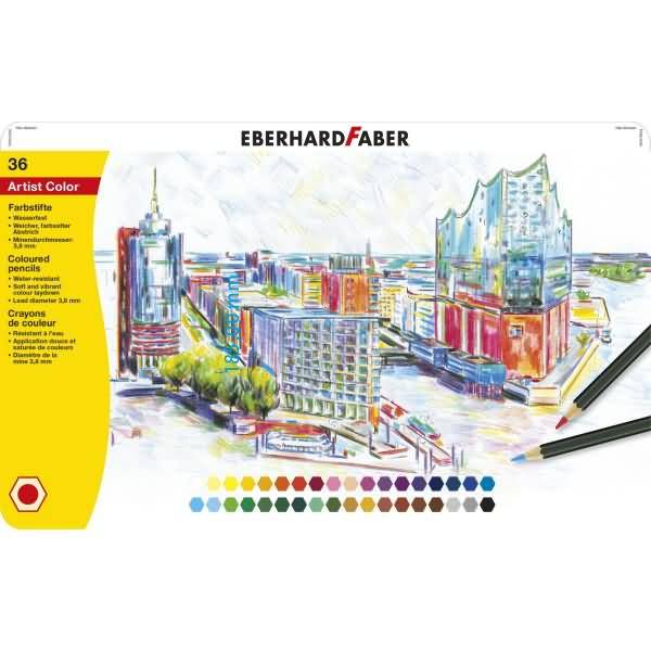 Farbstift Artist Color VE=36 Farben Metalletui