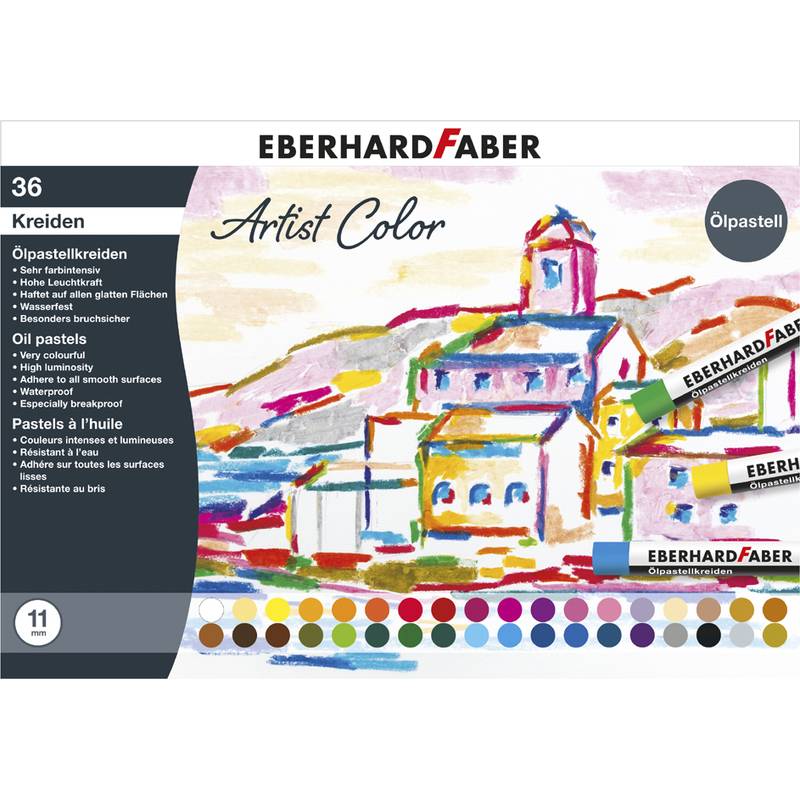 EBERHARD FABER Ölpastellkreide Artist Color, 36er Kartonetui
