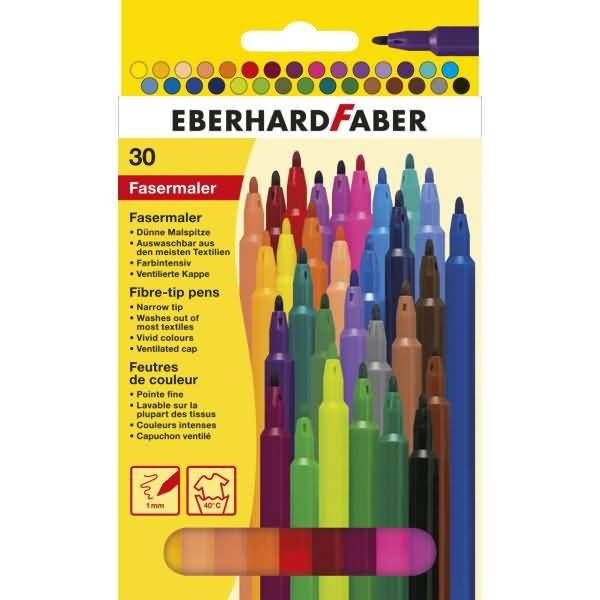 Fasermaler dünn VE=30 Farben