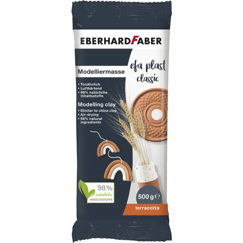 EBERHARD FABER Modelliermasse EFA Plast classic, terrakotta
