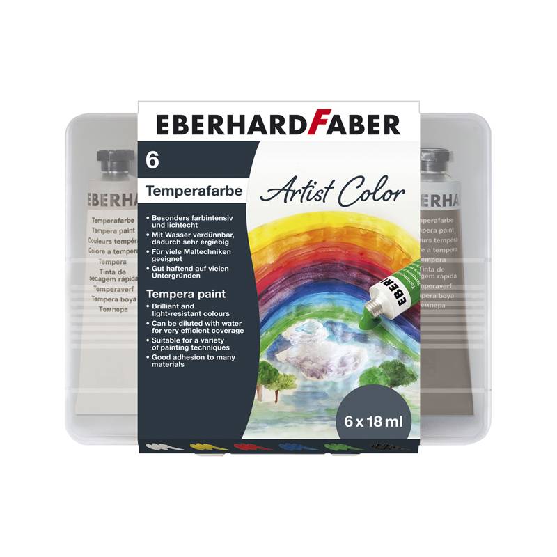 EBERHARD FABER Temperafarbe Artist Color, 6er Etui