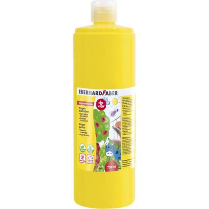 EBERHARD FABER Fingerfarbe EFA Color, kadminumgelb, 750 ml