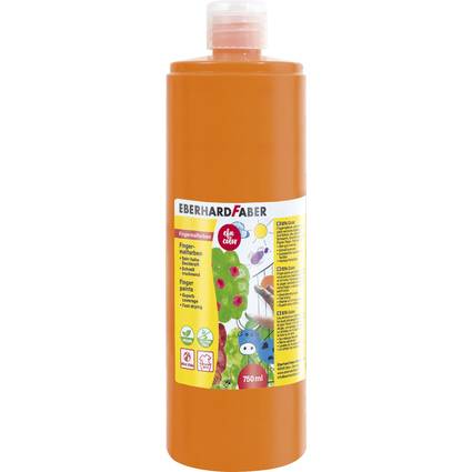 EBERHARD FABER Fingerfarbe EFA Color, kadmiumorange, 750 ml