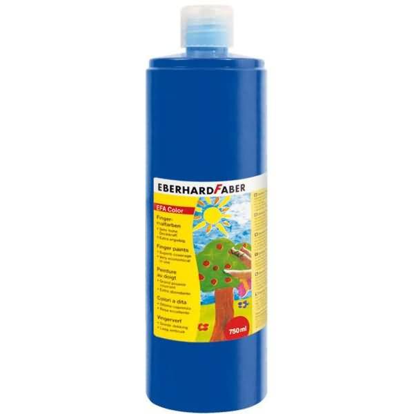 Fingerfarbe Flasche 750ml kobaltblau
