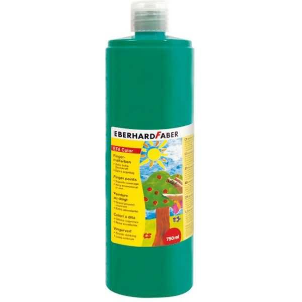 Fingerfarbe Flasche 750ml kobaltgrün tief