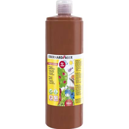 EBERHARD FABER Fingerfarbe EFA Color, rötel, 750 ml