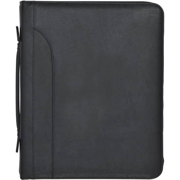 Ringbuchmappe Eleganz A4 Kunstleder schwarz