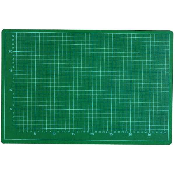 Schneideunterlage 200x100cm 5-lagig grün