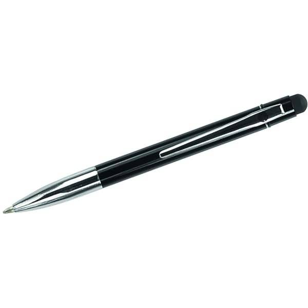 Kugelschreiber-Touch Pen 2 in 1 schwarz Serie Tarent