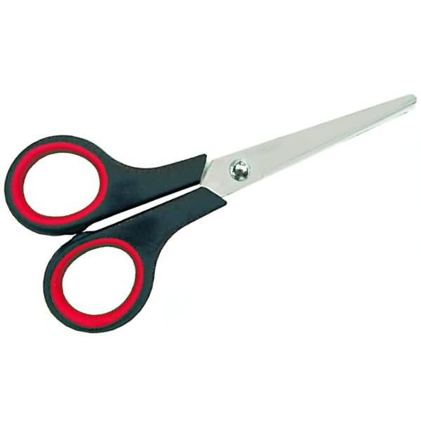 Universal-Schere rund 13,5cm rot