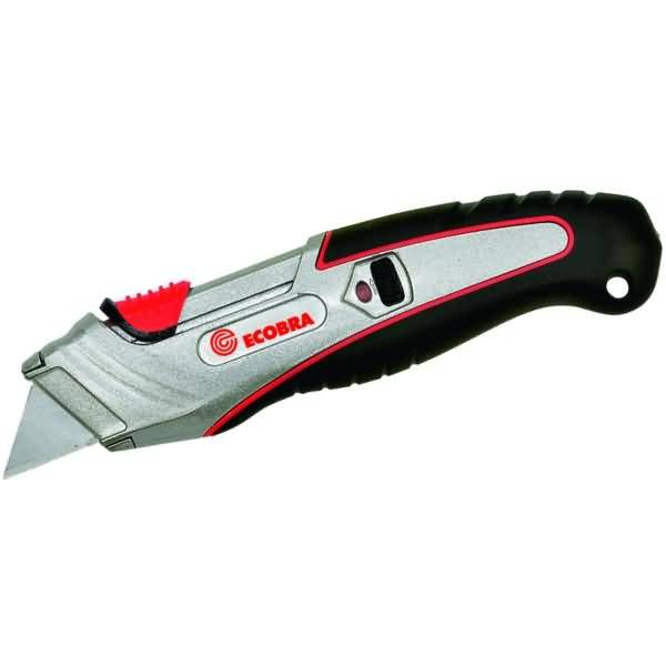 Profi-Sicherheits-Cutter Metall silber/schwarz