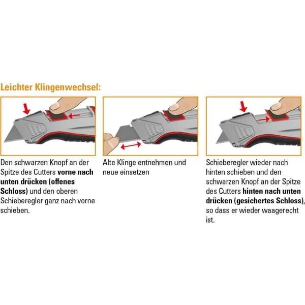 Sicherheitscutter Kunststoffgehäuse
