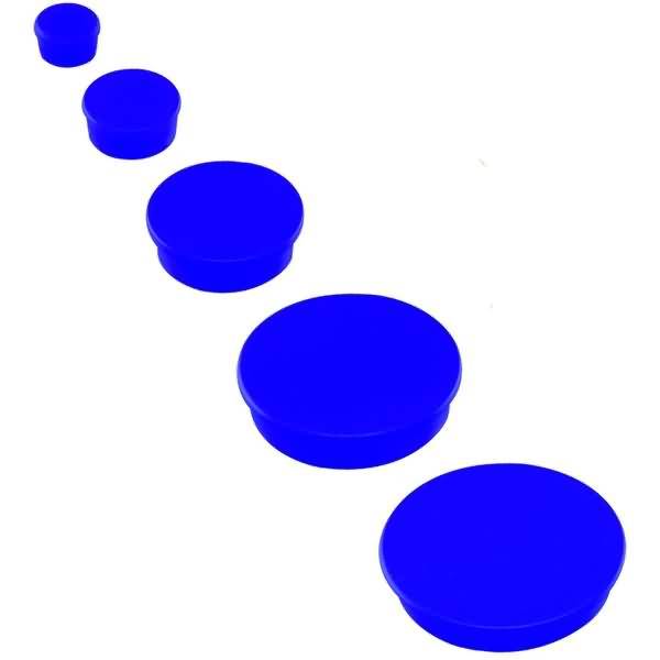 Rundmagnet Hartferrit Ferrotafel 10x6,5mm blau VE=20 Stück