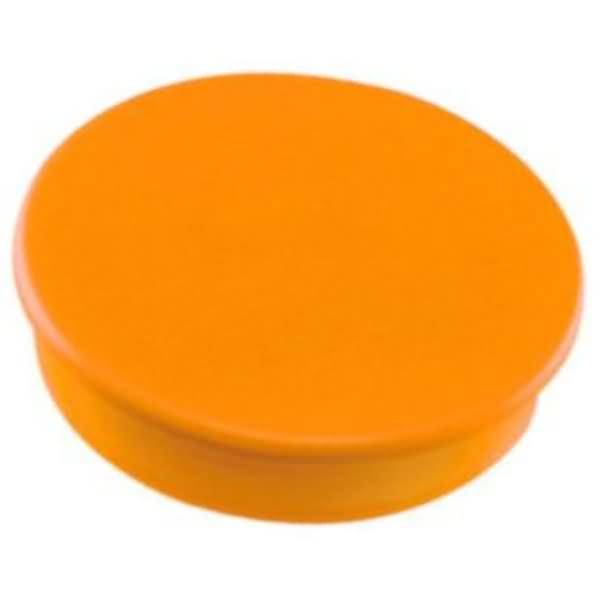 Rundmagnet Neodym Ferrotafel 25x8mm orange VE=5 Stück