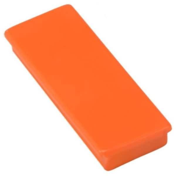 Rechteckmagnet Neodym Ferrotafel 55,0x22,5x8,5mm orange VE=5 Stück