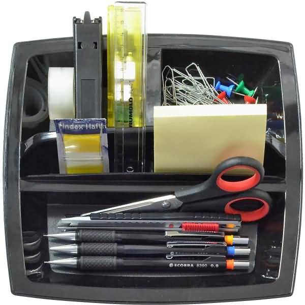 Stifteköcher Ares drehbar schwarz