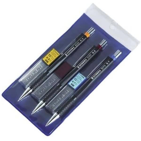 Feinminenstift-Set 0,3/0,5/0,7 + Feinminen HB