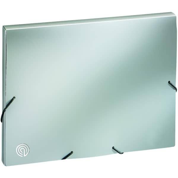 Dokumentenbox A4 30mm Silver Shadow