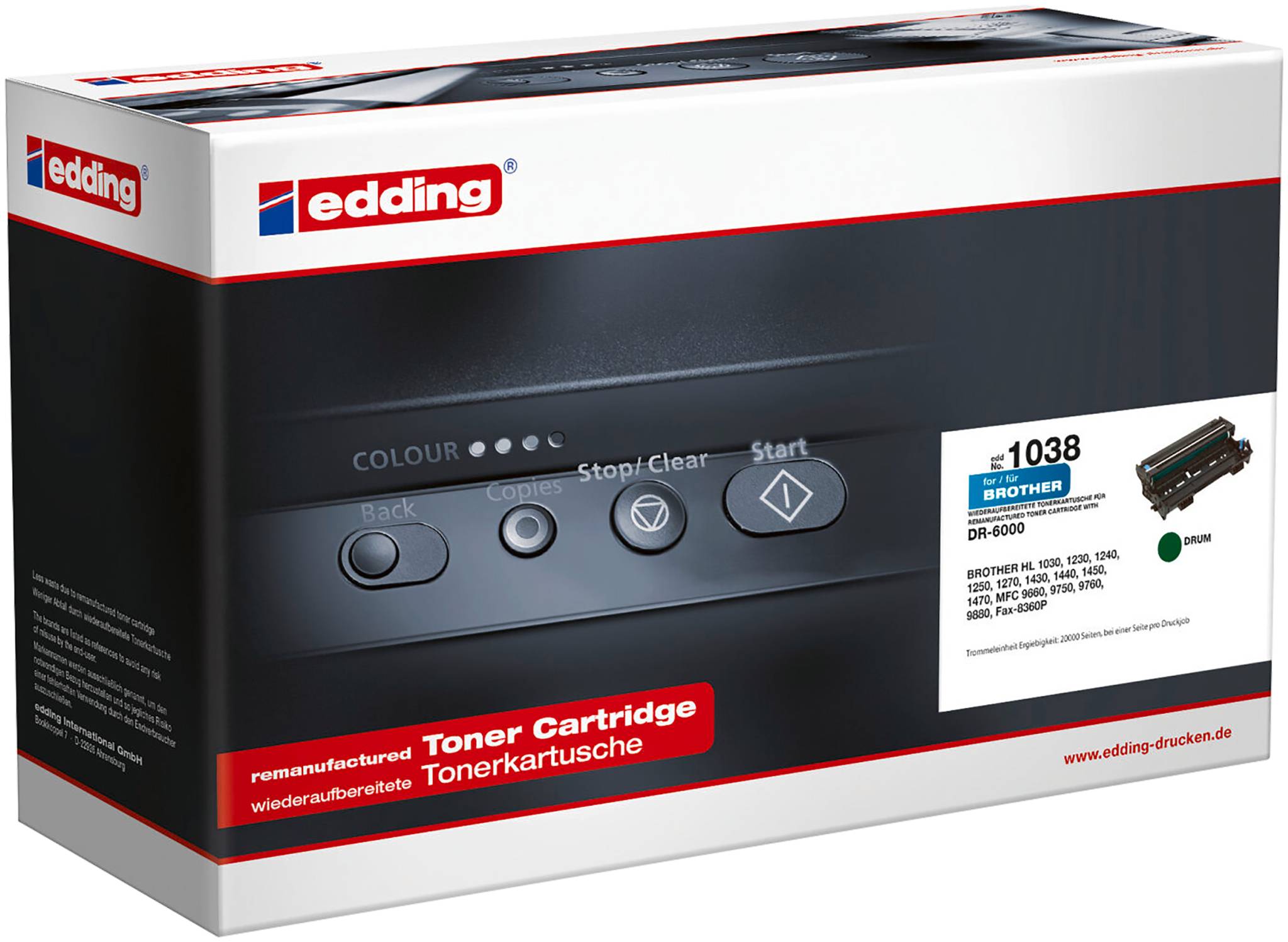 EDD-1038 Brother DR-6000 - Trommeleinheit - 20000 Seiten