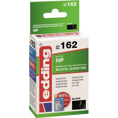 edding Tintenpatrone 18-162 wie HP Nr.21XL C9351CE schwarz