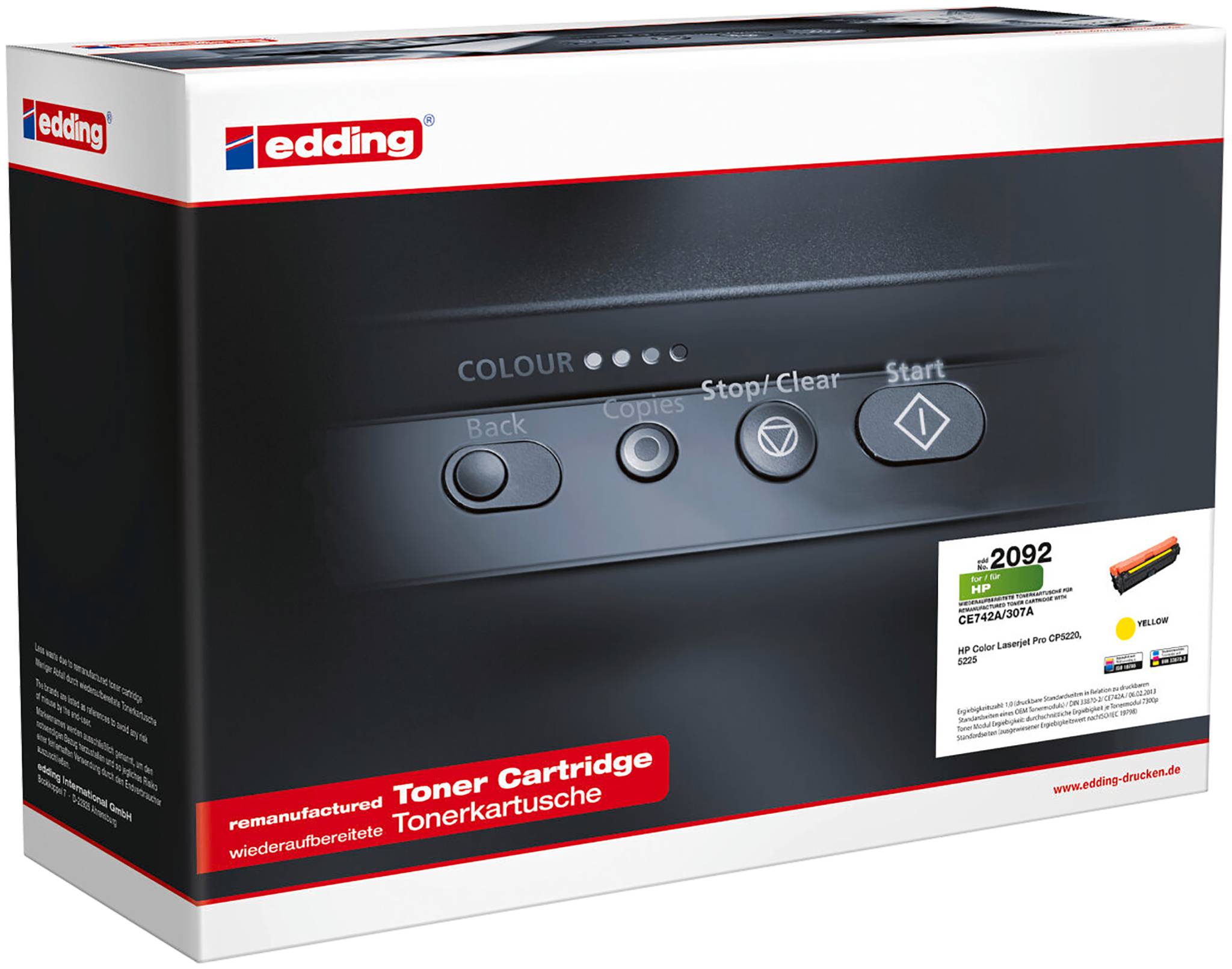 EDD-2092 HP 307A (CE742A) - Gelb - 7300 Seiten