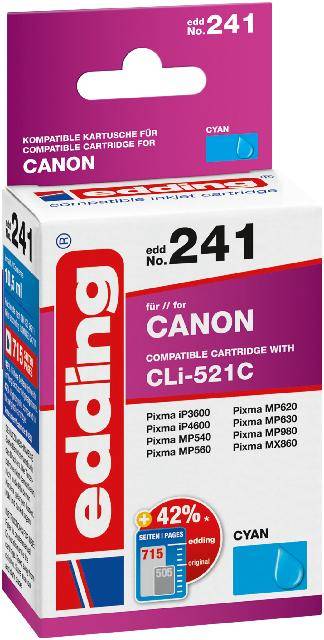 EDD-241 Canon CLI-521C - Cyan - 10,5 ml