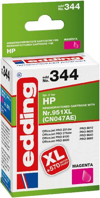 EDD-344 HP 951XL (CN047AE) - Magenta - 30 ml