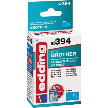 edding Tintenpatrone 18-394 wie Brother LC1240C cyan