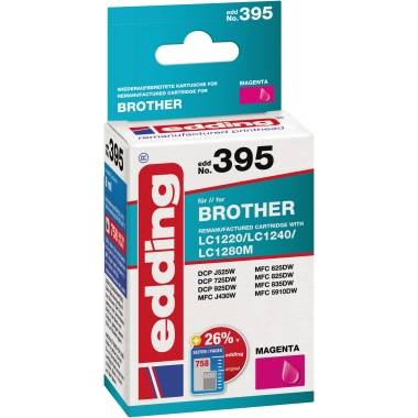 edding Tintenpatrone 18-395 wie Brother LC1240M magenta