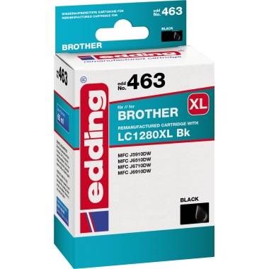 edding Tintenpatrone 18-463 wie Brother LC1280XL schwarz