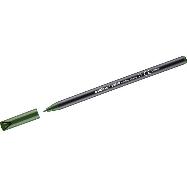Fasermaler edding 1200 colourpen 1mm olivgrün