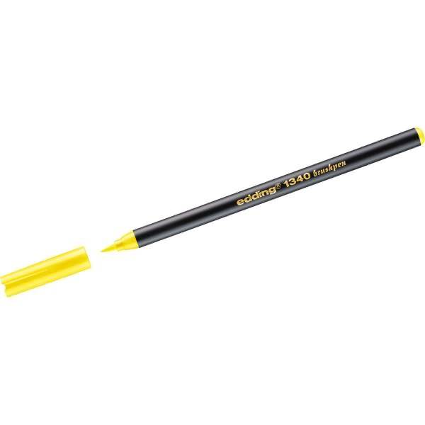 Pinselmaler edding 1340 Brushpen Strichstärke variabel gelb