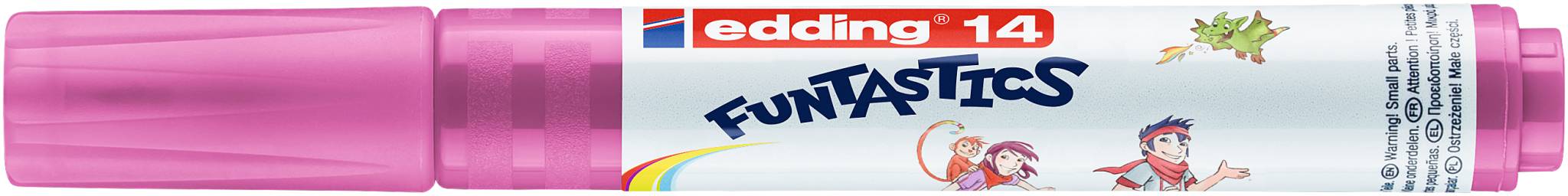 edding 14 FUNTASTICS Kinderfasermaler himbeere