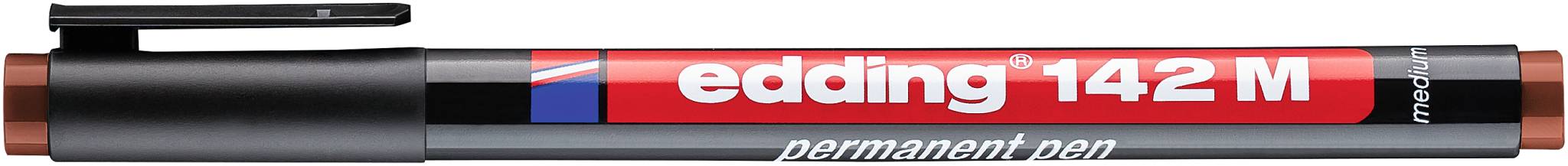 edding 142 M Permanenter Folienschreiber braun