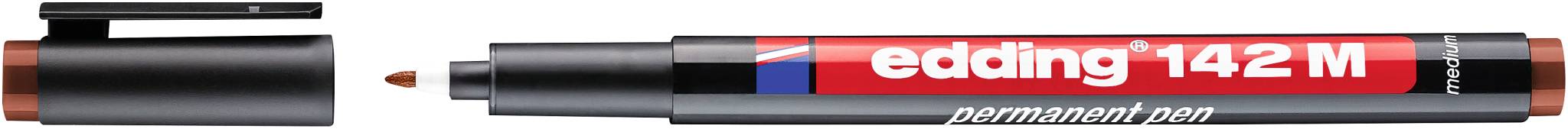 edding 142 M Permanenter Folienschreiber braun