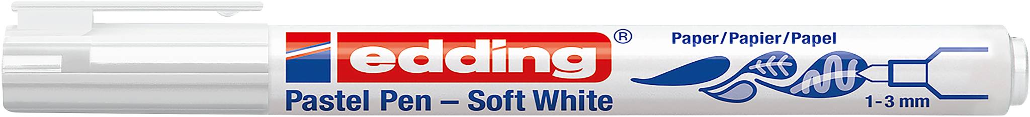 edding 1500 Pastellstift weiß