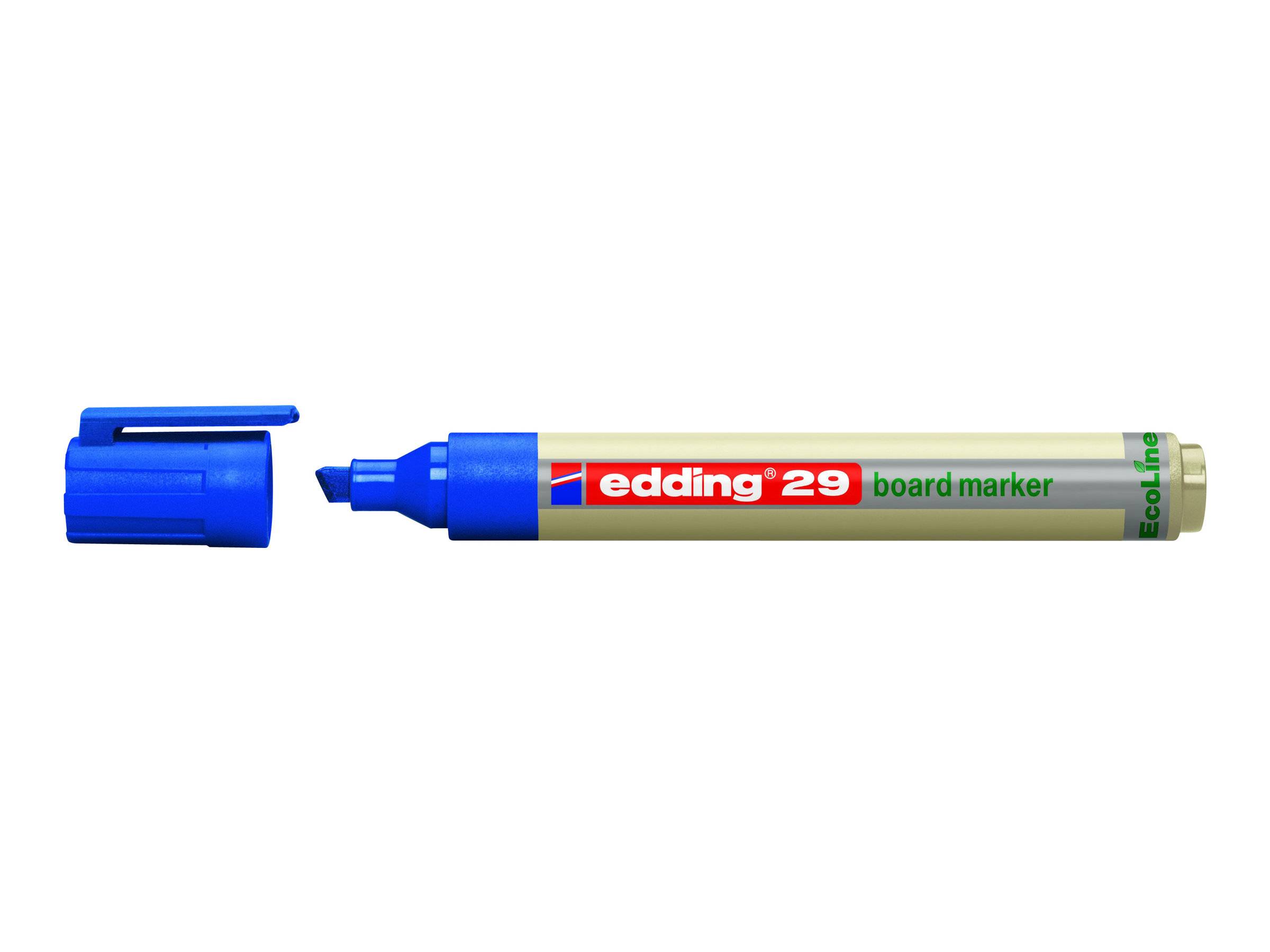 edding EcoLine 29 board - Marker - für Tafel - Schwarz, Rot, Blau, Grün - Pigmenttinte - 1-5 mm (Packung mit 4)