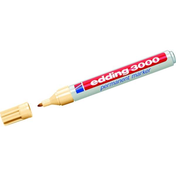 Permanentmarker edding 3000 hellorange
