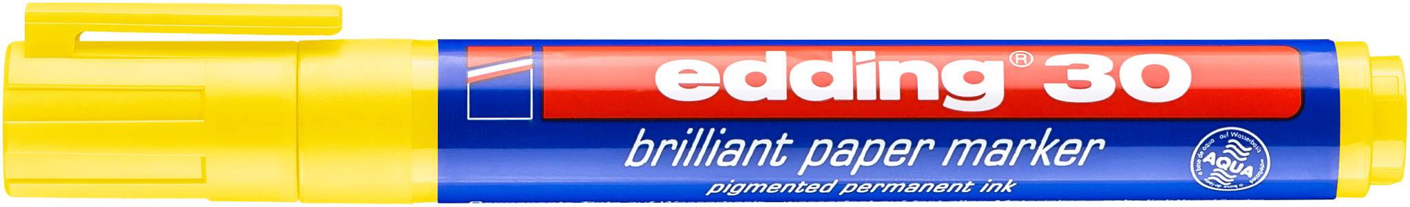 edding 30 Brillant-Papiermarker gelb