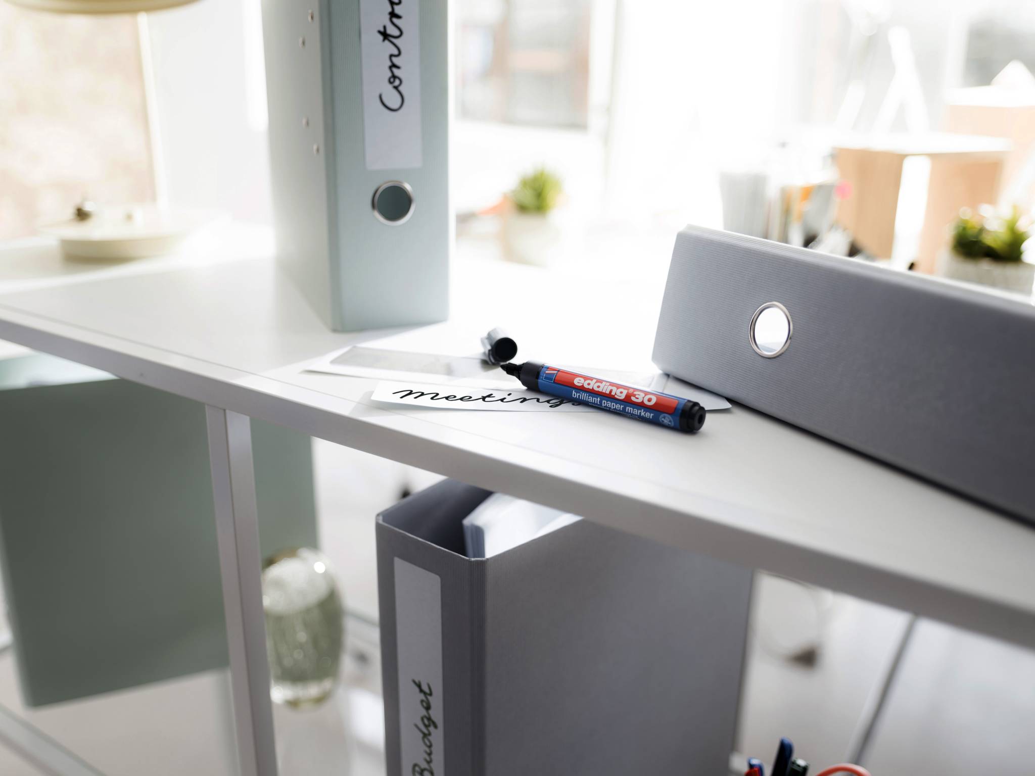 edding 30 Brillant-Papiermarker orange