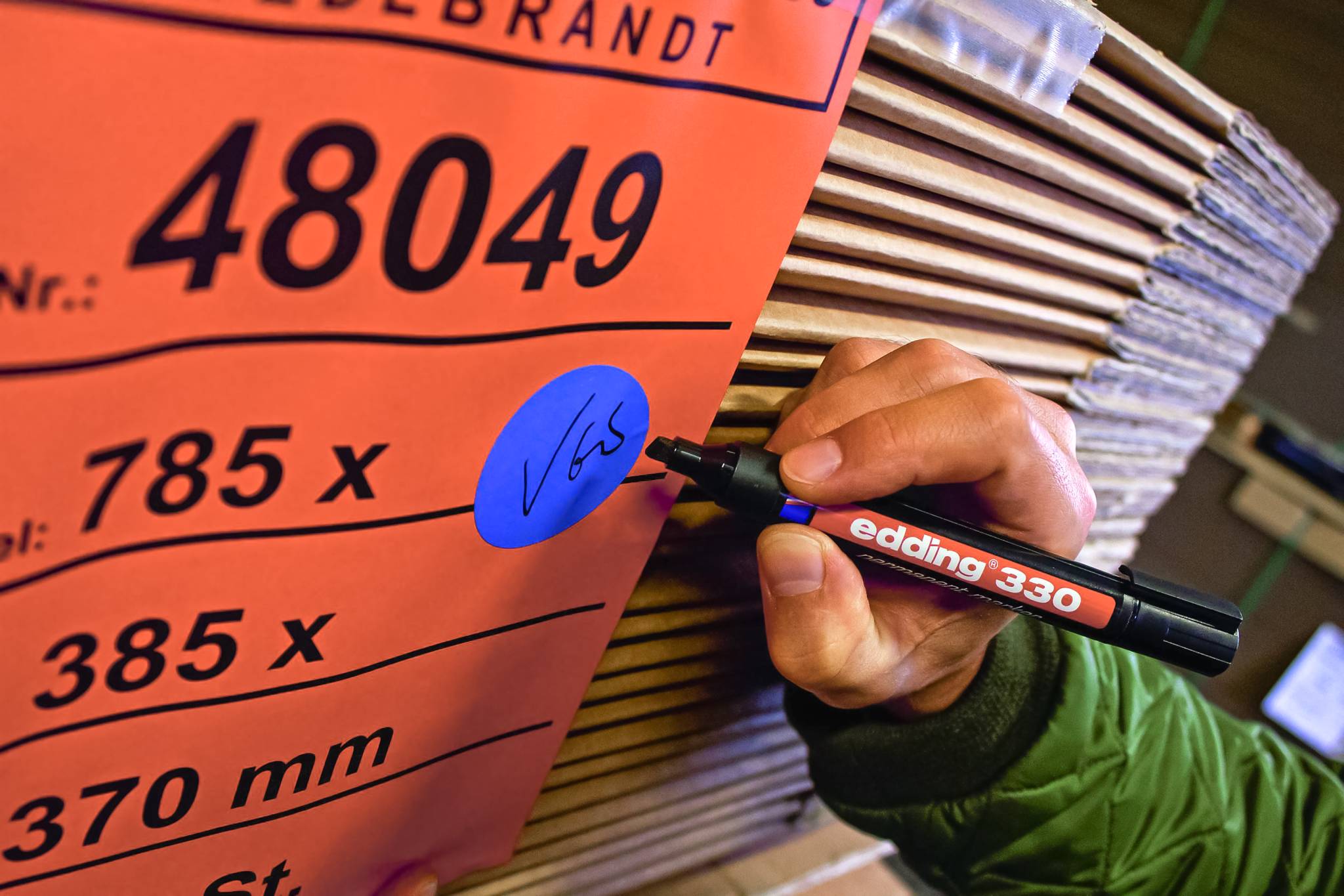 edding 330 Permanentmarker braun