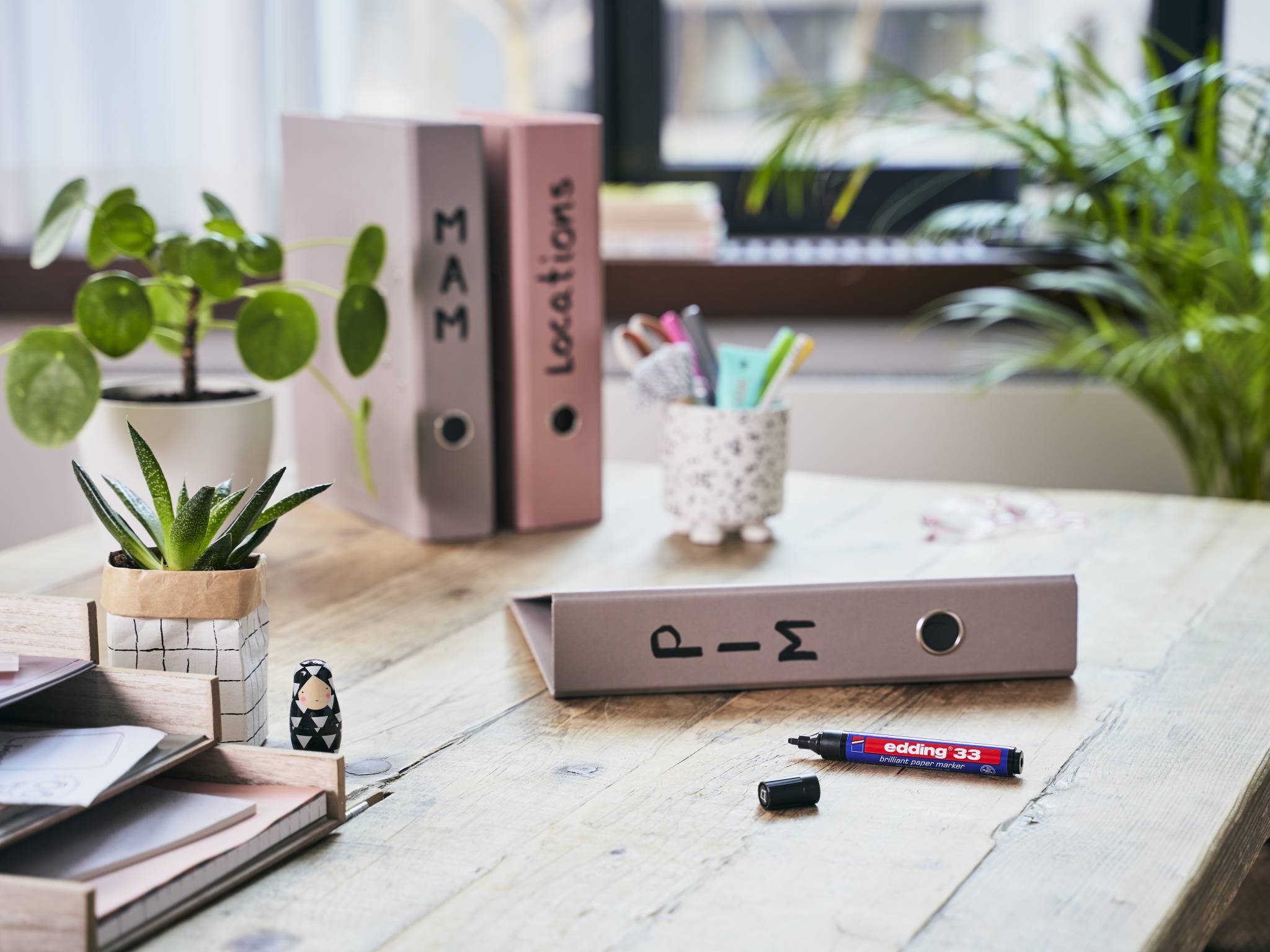 edding 33 Brillant-Papiermarker orange