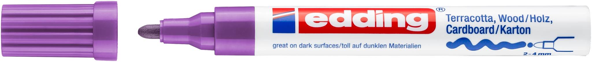 edding 4000 Mattlackmarker violett
