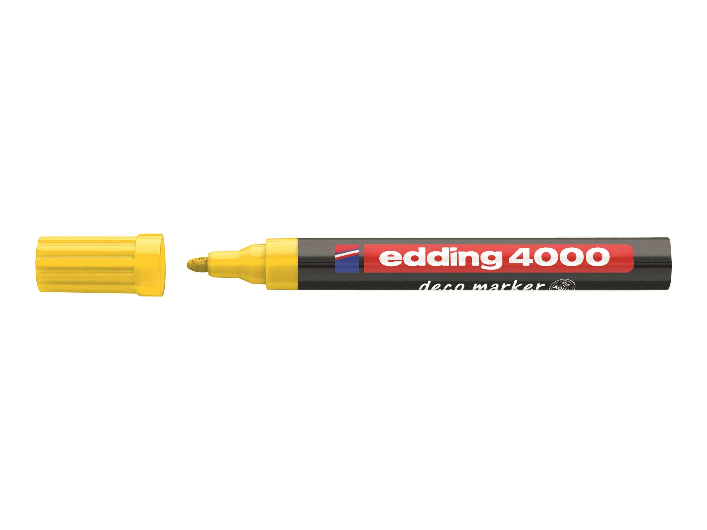 EDDING 400 - Marker - permanent - Gelb - 1 mm