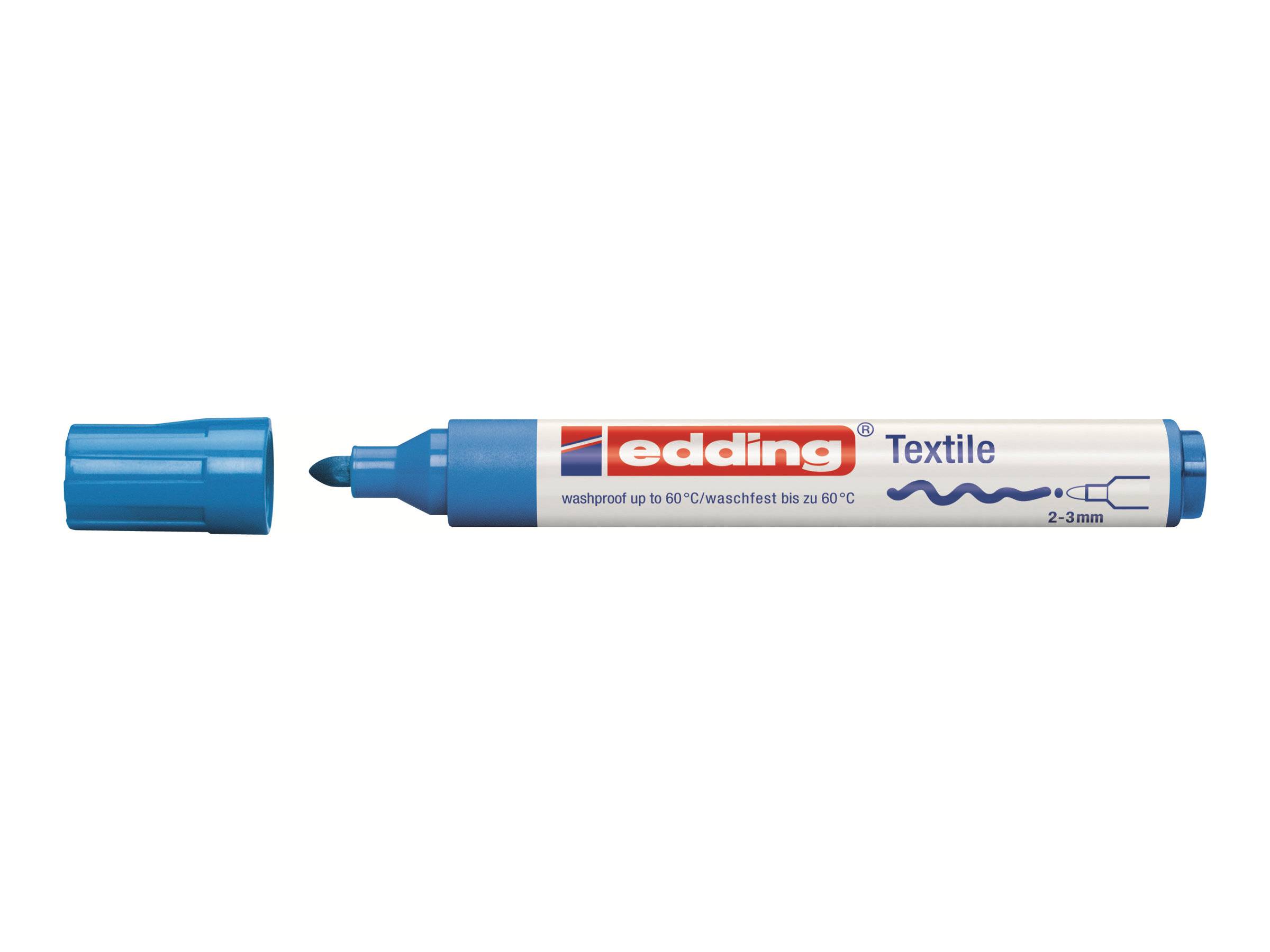 EDDING 4500 textile - Marker - für Textil - Hellblau