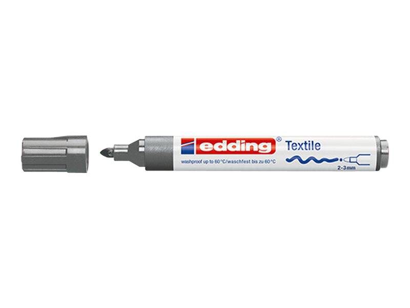 EDDING 4500 textile - Marker - für Textil - Grau