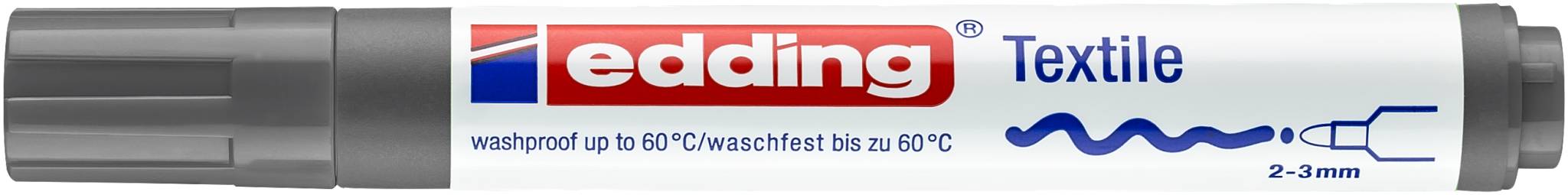 edding 4500 Textilmarker grau